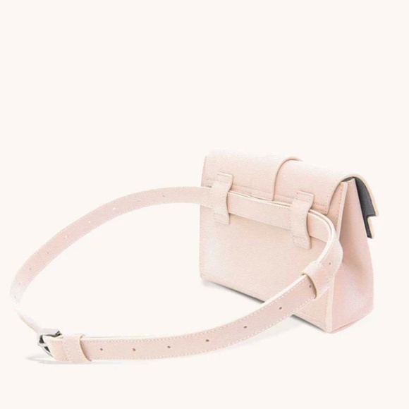 SENREVE Aria Belt / Crossbody Bag In Pebbled Blush NWOT - Picture 10 of 11